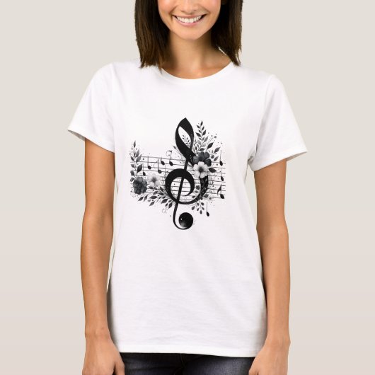 Music Art Women's T - Shirt Design (Vorderseite)
