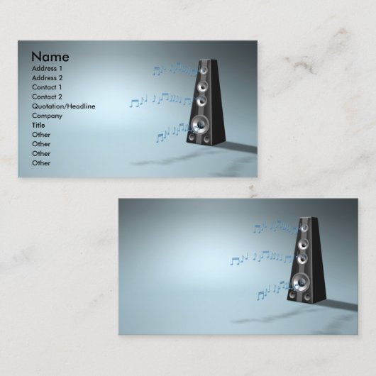 music_b visitenkarte (Vorne/Hinten)