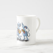 Music Band Mouse Bone China Tasse (Vorderseite Rechts)