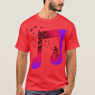 Music Banjo Butterfly T-Shirt