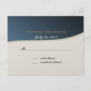 Music Bar Mitzvah/Response-Karte RSVP Karte