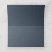 Music Bat Mitzvah Blue and Gold Sitzkarte Platzkarte (Innenseite Aufgefaltet)