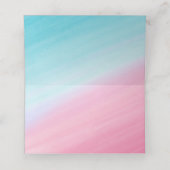 Music Bat Mitzvah Silver Musiknotens Sitzkarte Platzkarte (Innenseite Aufgefaltet)