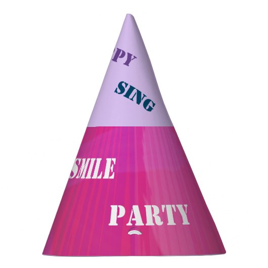 Music Beat Red Party Hat Partyhütchen (Rechts)