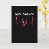 Music Bildung Funny Gift für Musiktherapeuten Karte (Gelbe Blume)