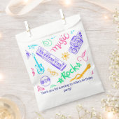 Music Birthday Party Geschenktütchen (Ausgeschnitten)