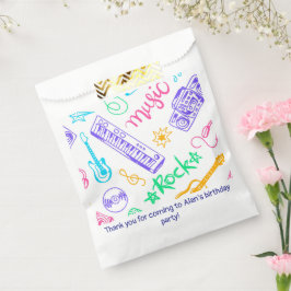 Music Birthday Party Geschenktütchen