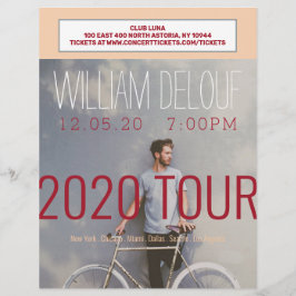 Music, Book, Tour, Band, Author Flyer