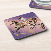 Music Box Lavander Plastic Untersetzer (Linke Seite)