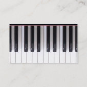 Music Business Card für Violine Visitenkarte (Rückseite)