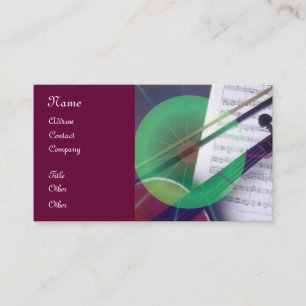 Music Business Card Visitenkarte