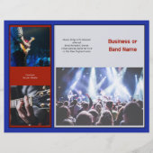 Music Business Viele Fotos Prospektbroschüre Flyer (Vorne)