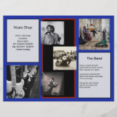 Music Business Viele Fotos Prospektbroschüre Flyer (Hinten)