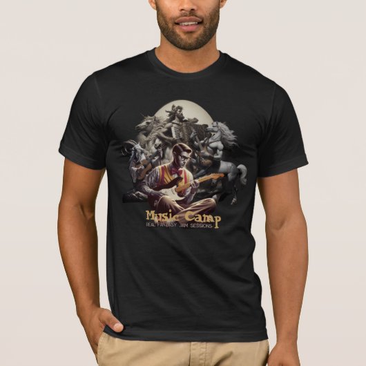 Music Camp Fantasy Jam Session T-Shirt (Vorderseite)