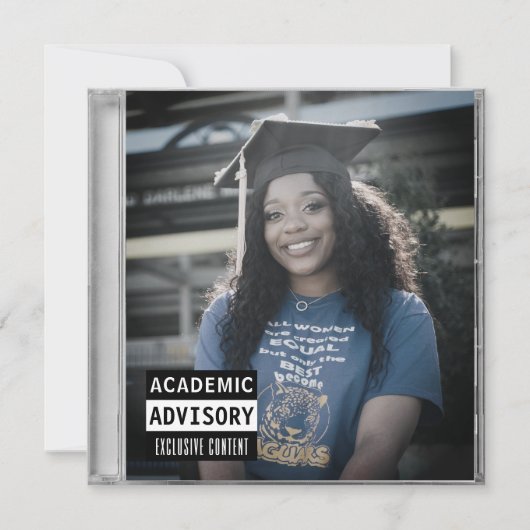 Music CD Case Album Cover Blue Abschluss Ankündigung (Vorderseite)