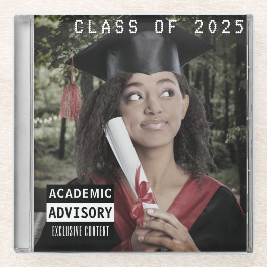 Music CD Case Album Cover Class Glasuntersetzer (Vorderseite)