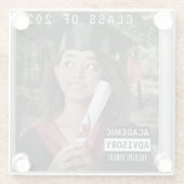 Music CD Case Album Cover Class Glasuntersetzer (Rückseite)