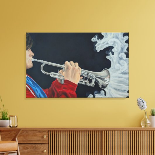 Music Challenges the Darkness Leinwanddruck (Insitu (Wohnzimmer))