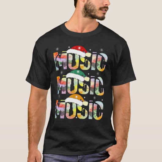 Music CHRISTMAS T-Shirt (Vorderseite)