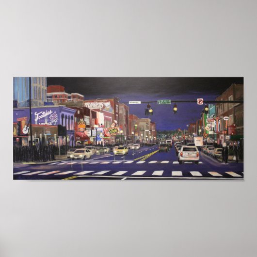 Music City Lights Poster (Vorne)