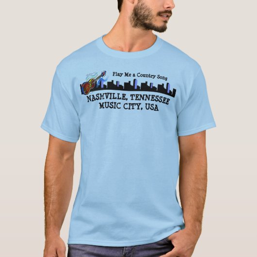 Music City, Nashville, TN -A T-Shirt (Vorderseite)
