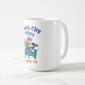 Music City Phins Coffee Tasse (VorderseiteRechts)