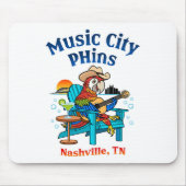 Music City Phins Mouse Pad Mousepad (Vorne)