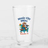 Music City Phins Pint Glass Glas (Vorderseite)