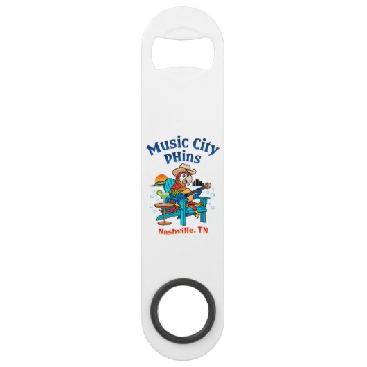 Music City Phins Starless Long Bottle Opener Speed Flaschenöffner (Vorderseite)