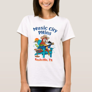 Music City Phins Women's Front Logo T - Shirt