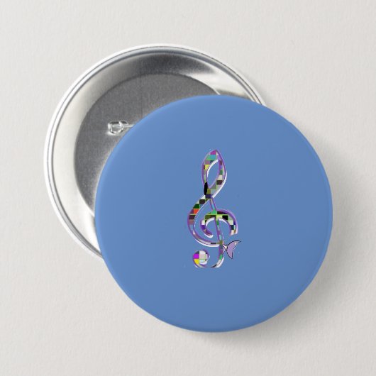 Music CLef G Button (Vorne & Hinten)