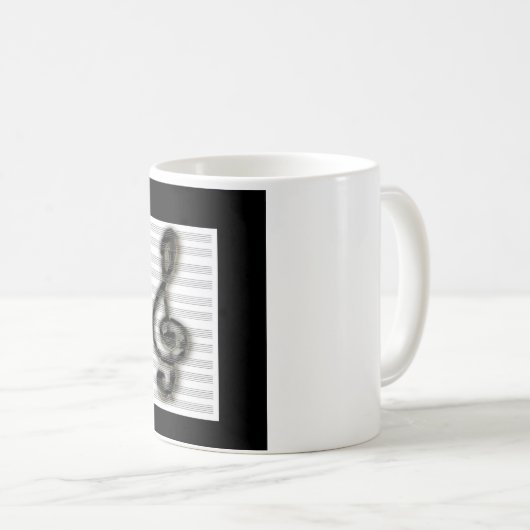 Music CLef Kaffeetasse (VorderseiteRechts)