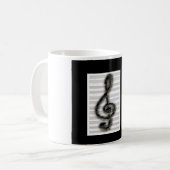 Music CLef Kaffeetasse (Vorderseite Links)