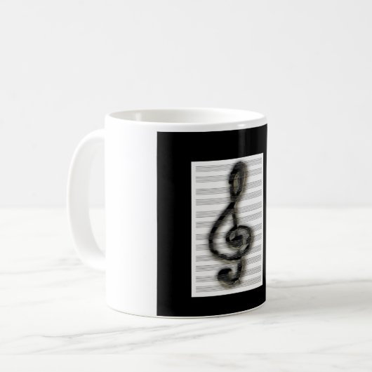 Music CLef Kaffeetasse (Vorderseite Links)