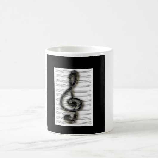 Music CLef Kaffeetasse (Mittel)