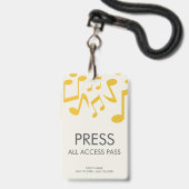Music Concept Festival - The Restaurant Ausweis (Vorderseite mit Lanyard)