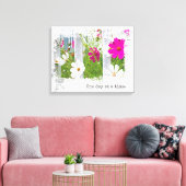 Music Cosmos Garden Leinwanddruck (Insitu (Wohnzimmer))