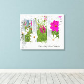 Music Cosmos Garden Leinwanddruck (Insitu (Holzboden))