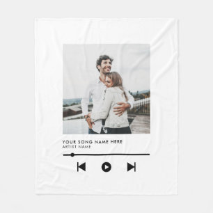 Music Couple Liebe Song Fleecedecke