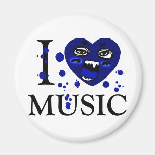 Music Crazy_ Magnet
