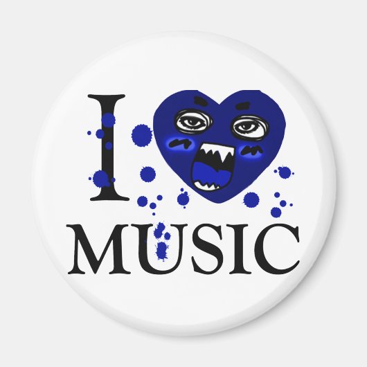 Music Crazy_ Magnet (Vorne)