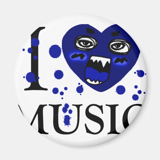 Music Crazy_ Magnet (Vorne)