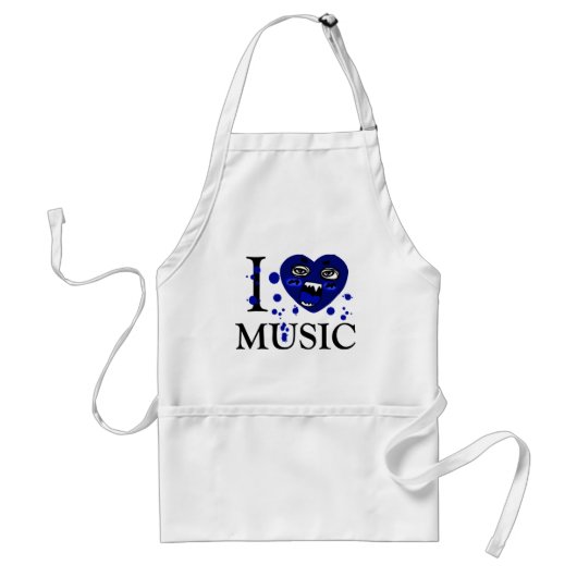 Music Crazy_ Schürze (Vorne)
