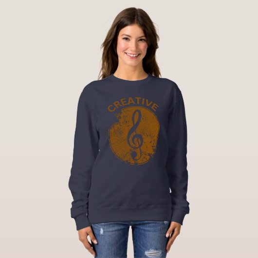 Music Creative Cool Musician design Sweatshirt (Vorne ganz)