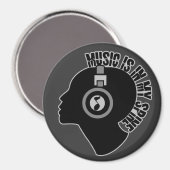 Music Custom Color Magnet (Vorderseite/Rückseite)