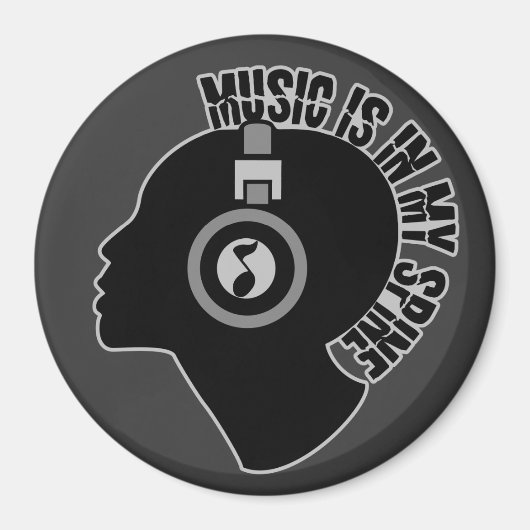 Music Custom Color Magnet (Vorne)