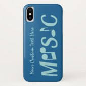 MUSIC Custom Color & Text Hüllen (Rückseite)