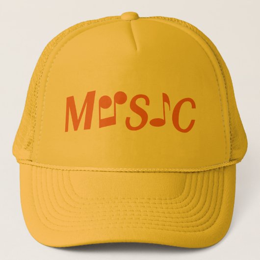 MUSIC Custom Hats Truckerkappe (Vorderseite)