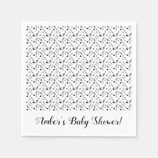 Music Custom Party Napkins Serviette (Vorderseite)