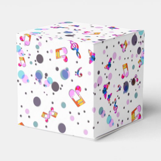 Music Dancing Geschenkschachtel (Rückseite)
